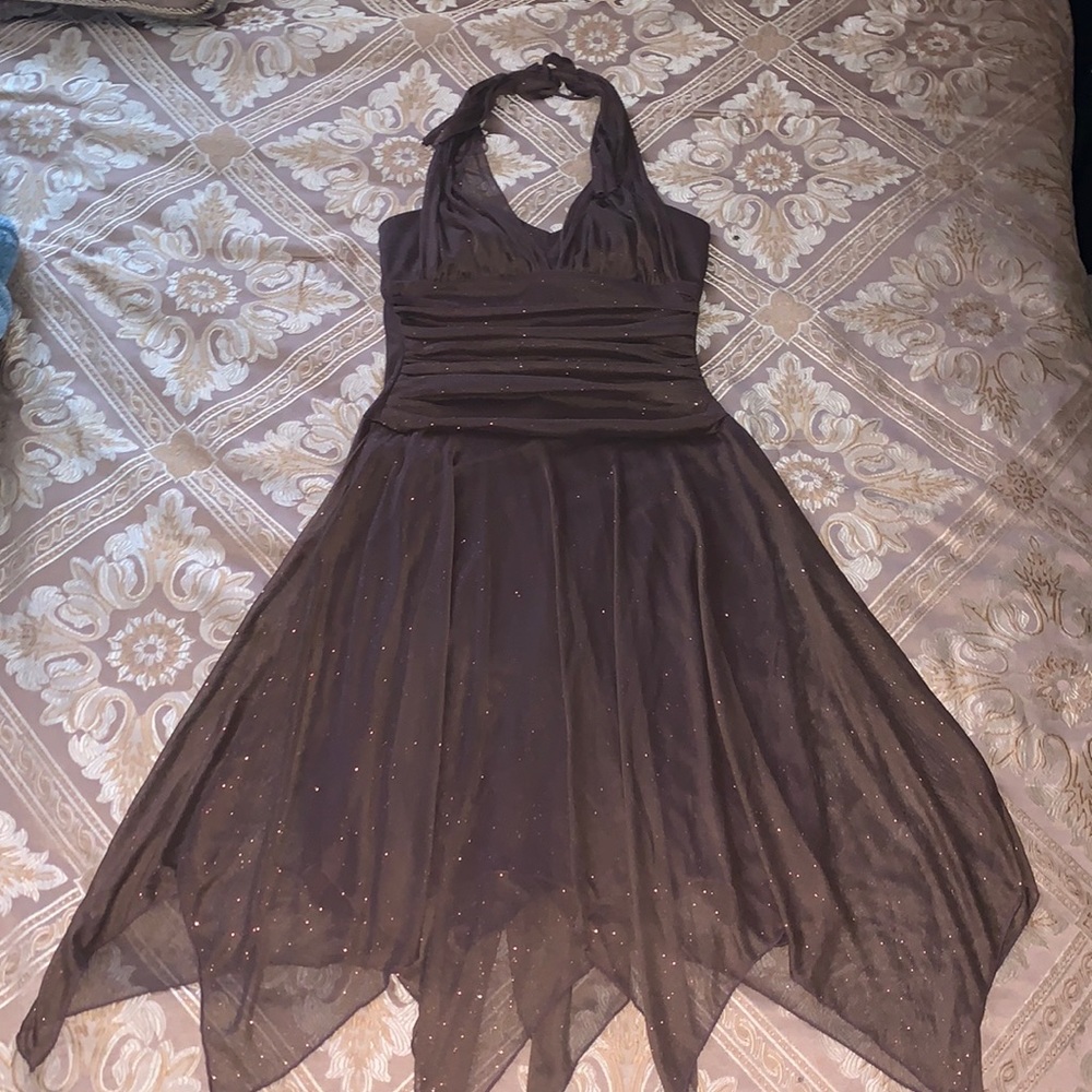 Speechless brown sparkly dress Size Small